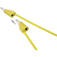 VOLTCRAFT MSB-300 Meetsnoer Banaanstekker 4 mm Banaanstekker 4 mm 0.50 m Geel 1 stuk(s) - thumbnail