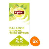 Lipton - Feel Good Selection Groene Thee Citrus - 6x 25 zakjes - thumbnail