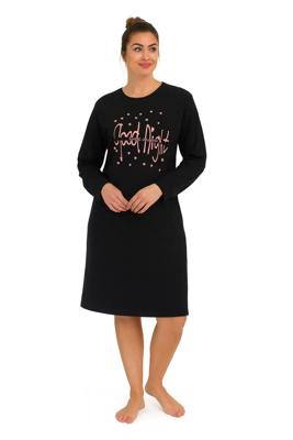 Temptation dames nachthemd lange mouw "Good Night"