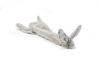 Flatino pluche hondenspeeltje konijn beige 30 cm - thumbnail