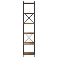 Boekenkast Oud hout 40 x 30 x 188 cm Bewerkt hout - thumbnail