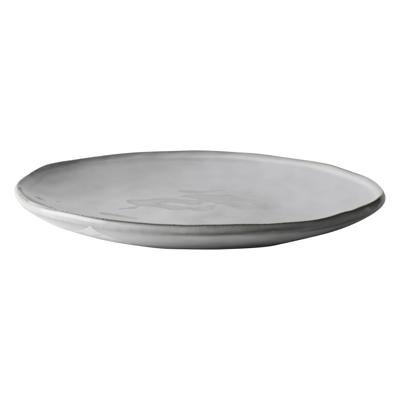 Dutch Rose Organic bord 26,5cm grijs 4st
