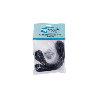 spanrubbers (5x) met S-haken