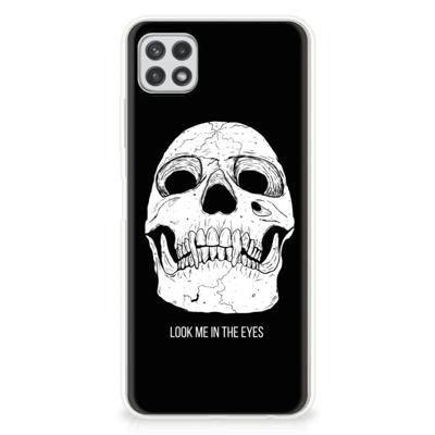 Silicone Back Case Samsung Galaxy A22 5G Skull Eyes Silicone Back Case Samsung Galaxy A22 5G Skull Eyes