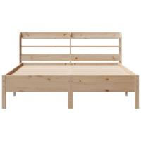 Bedframe zonder matras massief grenenhout 140x190 cm - thumbnail