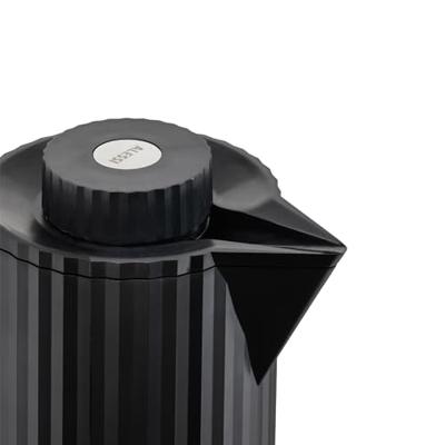 Alessi Plissé Thermoskan zwart