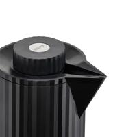 Alessi Plissé Thermoskan zwart - thumbnail