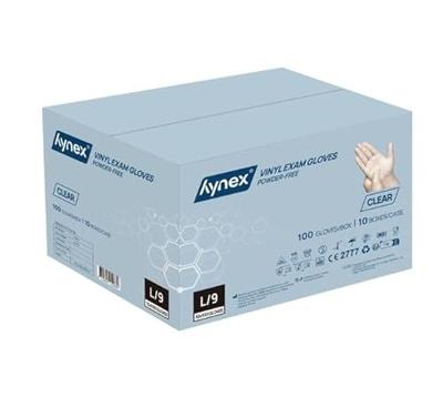 Handschoen hynex vinyl l tr 4.5gr 100 stuks