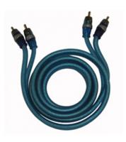 Necom SI-R1.5 Rca-kabel Male Dubbellaags 1,5 Meter Blauw - thumbnail