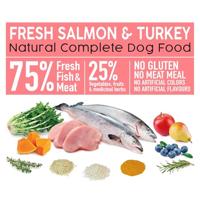 ARQUIVET Verse zalm met kalkoen - halfvochtig hondenvoer - 10 kg - thumbnail