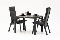 Trestino diningset gironde 100 frazer antraciet - thumbnail