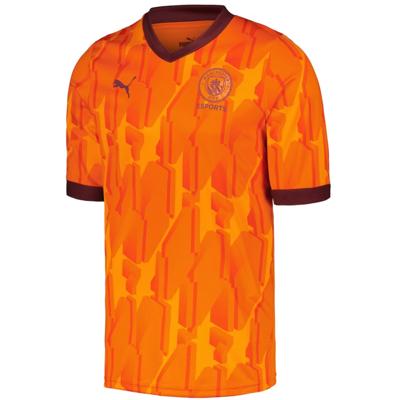 Manchester City E-Sports Trainingsshirt Oranje 2023/2024 - Maat M - Kleur: Oranje | Soccerfanshop