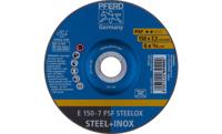 PFERD TOOLS 62015640 E 150-7 PSF STEELOX Afbraamschijf gebogen Diameter 150 mm Boordiameter 22.23 mm RVS, Staal 10 stuk(s) - thumbnail