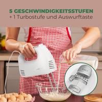 Clatronic HM 3524 Handmixer 300 W Wit - thumbnail