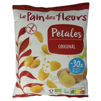 Pain Des Fleurs Chips naturel -30% zout bio glutenvrij vegan 75 Gram - thumbnail