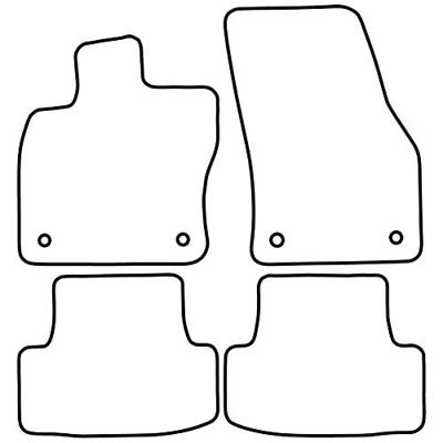 Automatten passend voor Seat Ateca 2016- & Skoda Karoq 2017- TMSE524