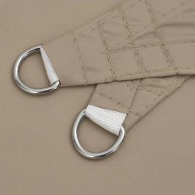 VidaXL Zonnescherm vierkant 3x3 m oxford stof taupe VidaXL Zonnescherm vierkant 3x3 m oxford stof taupe