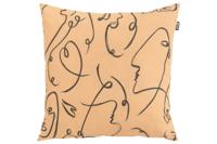 Hartman sierkussen Faces yellow - thumbnail