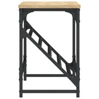 Schoenenrek 90x30x45 cm bewerkt hout sonoma eikenkleurig - thumbnail