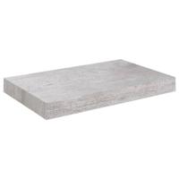 Wandschap zwevend 23x23,5x3,8 cm MDF betongrijs - thumbnail
