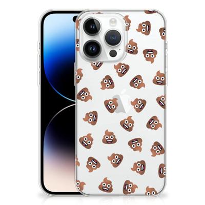 TPU bumper voor iPhone 14 Pro Max Poep Emojis TPU bumper voor iPhone 14 Pro Max Poep Emojis