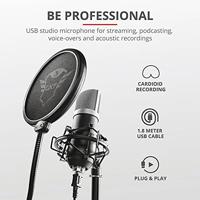 Trust GXT 252 Emita - USB Studio Microfoon met Popfilter - Windows/ Playstation 5 - thumbnail