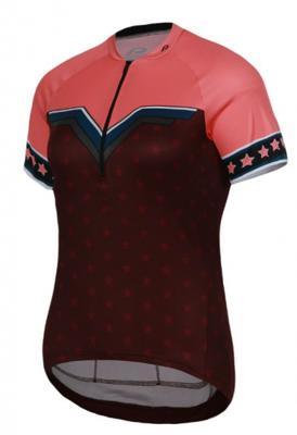 Protective fietsshirt P-Sweet Jane dames polyester blauw/groen Protective fietsshirt P-Sweet Jane dames polyester blauw/groen