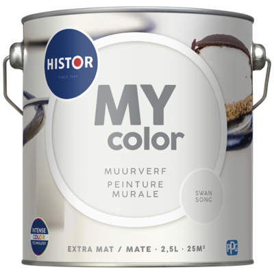 Histor My Color Muurverf Extra Mat - Swansong - 2,5 liter