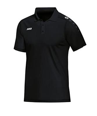 JAKO 6350 Polo Classico - Zwart - 4XL