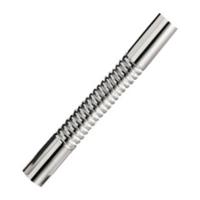 Wiesbaden Chroom muurbuis recht buigbaar 32 mm - thumbnail