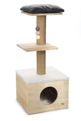 Designed By Lotte Houten Krabpaal Kamina 40X40X95 Cm Beeztees - Designed by lotte Designed By Lotte Houten Krabpaal Kamina 40X40X95 Cm Beeztees - Designed by lotte