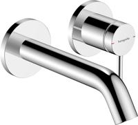Hansgrohe Tecturis S ééngreeps wastafelkraan inbouw voor wandmontage, met uitloop 16,5 cm, chroom - thumbnail