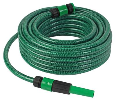 Tuinslang 15 meter met Gardena koppeling en spuit Tuinslang 15 meter met Gardena koppeling en spuit