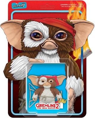 Gremlins ReAction Action Figure - Gizmo (Battle Ready Character Card)