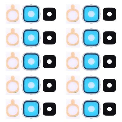 10 stuks terug Camera Bezel & Lens Cover met Sticker voor Galaxy Alpha / G850