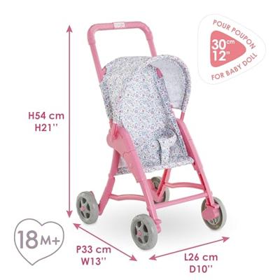 Corolle kinderwagen bloemen voor babypop, 30cm