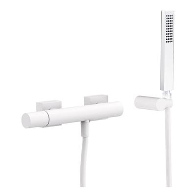 Douchemengkraan Tres Project Opbouw met Handdoucheset Mat Wit Tres