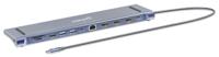 Manhattan Dockingstation 12-in-1 4K 1xHDMI 2xDP 3xUSB-A - thumbnail