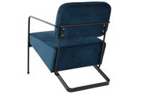 Armstoel DKD Home Decor Blauw Metaal 62 x 76 x 76 cm 55,5 x 72 x 71 cm - thumbnail