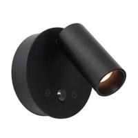 Lucide TONI - Oplaadbare Wandspot / Wandlamp - Accu/Batterij - Ø 8,1 cm - LED Dimb. - CCT - 1x2W 2700K/4000K - Bewegingssensor (uitschakelbaar) - Magnetisch - Zwart - thumbnail