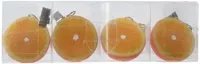 Decoris tafelkleedgewicht polyresin sinaasappel 5x5x3cm oranje - thumbnail