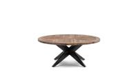 Rivièra Maison Ronde Salontafel 'Falcon Crest' Eikenhout, 100cm - thumbnail