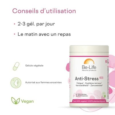 Be-Life Anti-Stress 600 120 Capsules