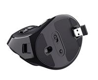 Trust VOXX Ergonomische muis Bluetooth, Radiografisch Optisch Zwart 9 Toetsen 2400 dpi Ergonomisch, Afneembare kabel, Geïntegreerd scrollwiel - thumbnail