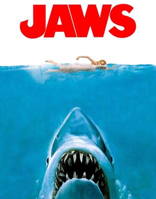 Poster - Originele Film Poster Jaws uit 1975, Premium print, Professioneel Fotopapier