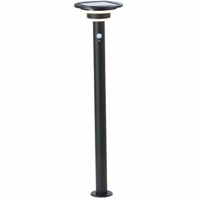 Brilliant G40407/06 Garvina Staande lamp op zonne-energie met bewegingsmelder LED-module LED vast ingebouwd 3 W Zwart