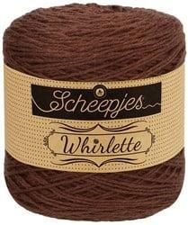 Scheepjes Whirlette - 863 Chocolate - Haakgaren / Breigaren