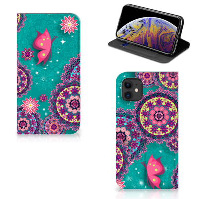Apple iPhone 11 | Bookcase | Cirkels en Vlinders Apple iPhone 11 | Bookcase | Cirkels en Vlinders