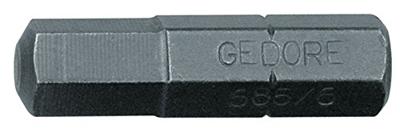Gedore 685 6 S-010 Inbus-bit 6 mm Chroom-vanadium staal 10 stuk(s)
