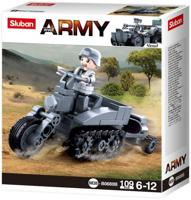 Sluban wwii - motor met tracks - thumbnail